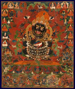 Mahakala, protector de la tienda, Tíbet central. de Unbekannt Unbekannt